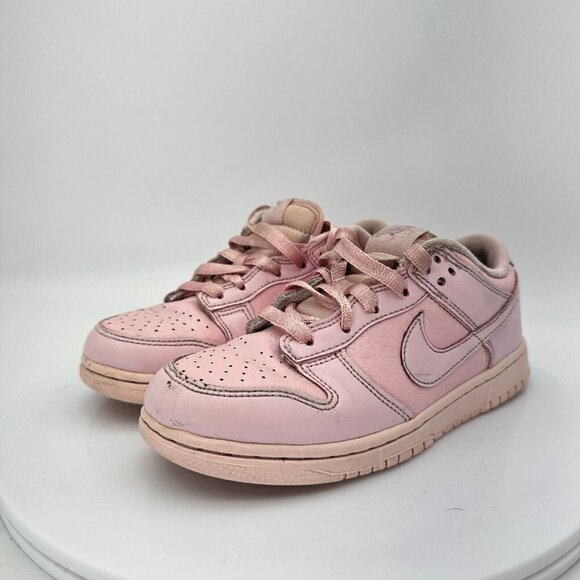 Nike Other - Nike Dunk Low SE Youth Sz 1Y AA3146 601 Triple Prism Pink Leather Training Shoes